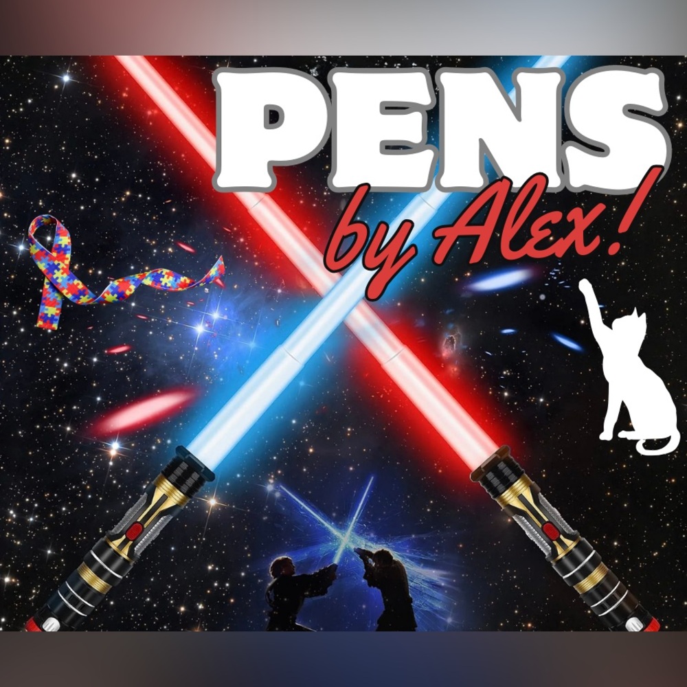 Pens by Alex - Colorful  Pens with Autism & Other Fun Toppers